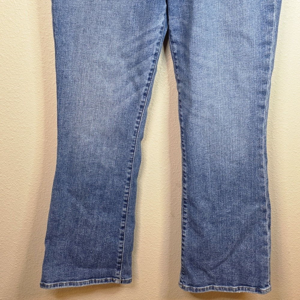 Frame Denim Women's Jeans Size 29 Blue Bixby High Rise Crop Mini Bootcut - Picture 7 of 13